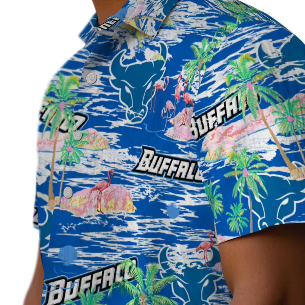 Buffalo Bulls Flamingo Retreat 2026 Hawaiian Shirt – Moonbestprint