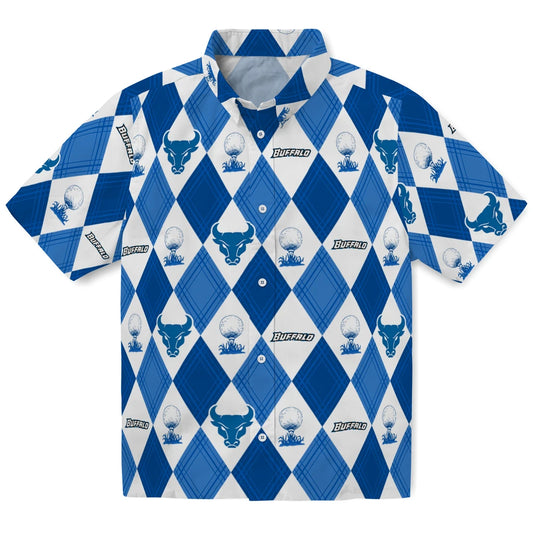 Buffalo Bulls Hawaiian Shirt - Golfing Plaid | Moonbestprint