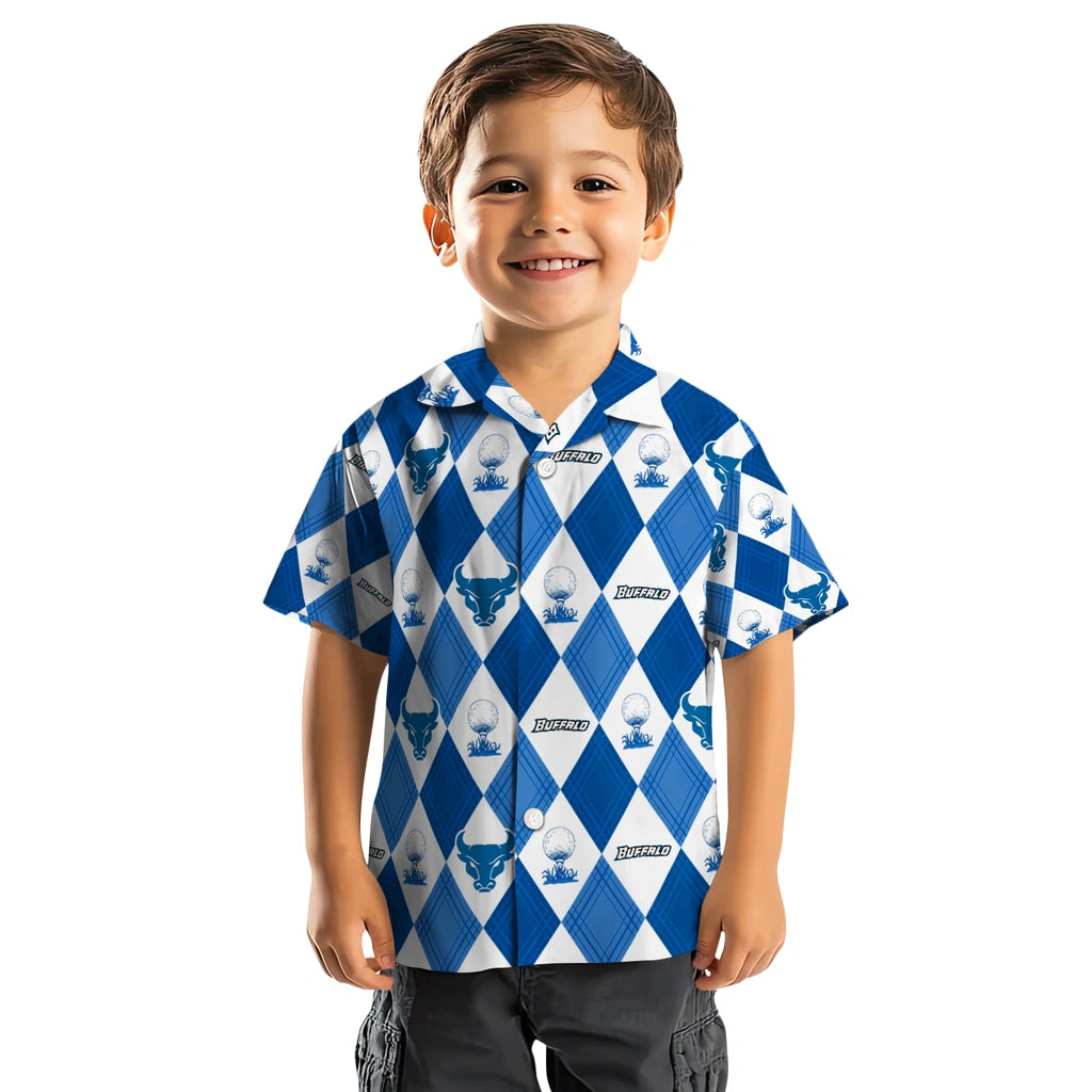 Buffalo Bulls Hawaiian Shirt - Golfing Plaid | Moonbestprint