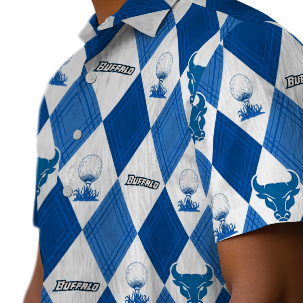 Buffalo Bulls Hawaiian Shirt - Golfing Plaid | Moonbestprint