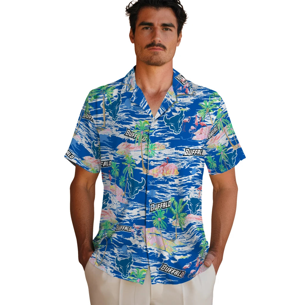 Buffalo Bulls Hawaiian Shirt - Hawaii Island | Moonbestprint
