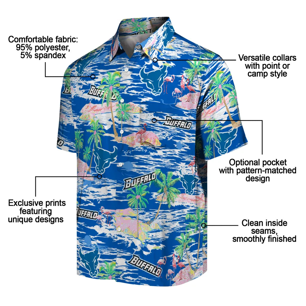 Buffalo Bulls Hawaiian Shirt - Hawaii Island | Moonbestprint
