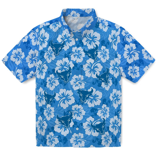 Buffalo Bulls Hawaiian Shirt - Hibiscus Cluster | Moonbestprint