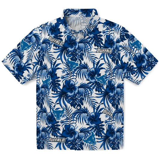 Buffalo Bulls Hawaiian Shirt - Hibiscus Exotic | Moonbestprint