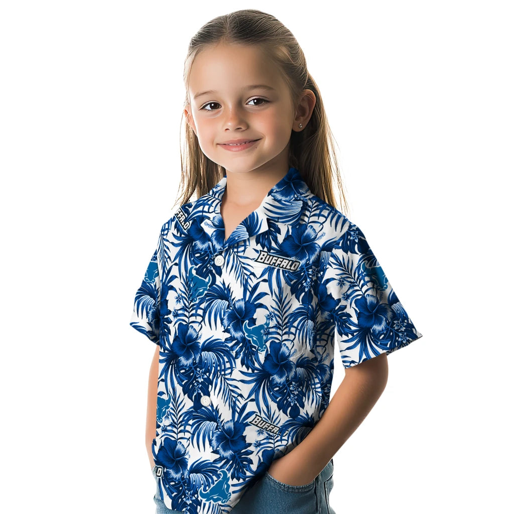Buffalo Bulls Hawaiian Shirt - Hibiscus Exotic | Moonbestprint