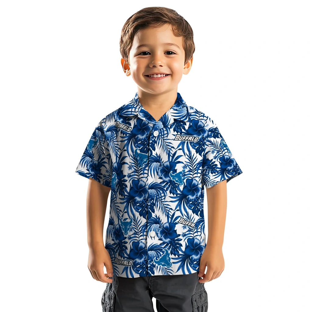 Buffalo Bulls Hawaiian Shirt - Hibiscus Exotic | Moonbestprint