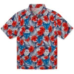Buffalo Bulls Hawaiian Shirt - Hibiscus Fiesta | Moonbestprint