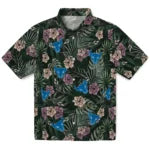 Buffalo Bulls Hawaiian Shirt - Hibiscus Leaves Pattern | Moonbestprint