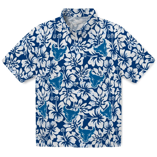 Buffalo Bulls Hawaiian Shirt - Hibiscus Motif | Moonbestprint
