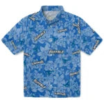 Buffalo Bulls Hawaiian Shirt - Hibiscus Oasis | Moonbestprint