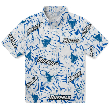 Buffalo Bulls Hawaiian Shirt - Hibiscus Overlay | Moonbestprint