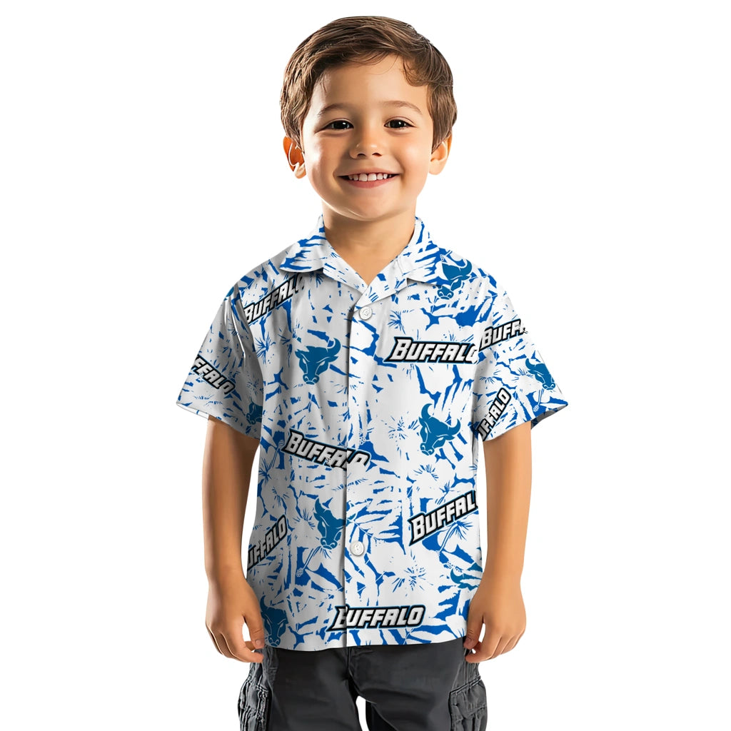 Buffalo Bulls Hawaiian Shirt - Hibiscus Overlay | Moonbestprint