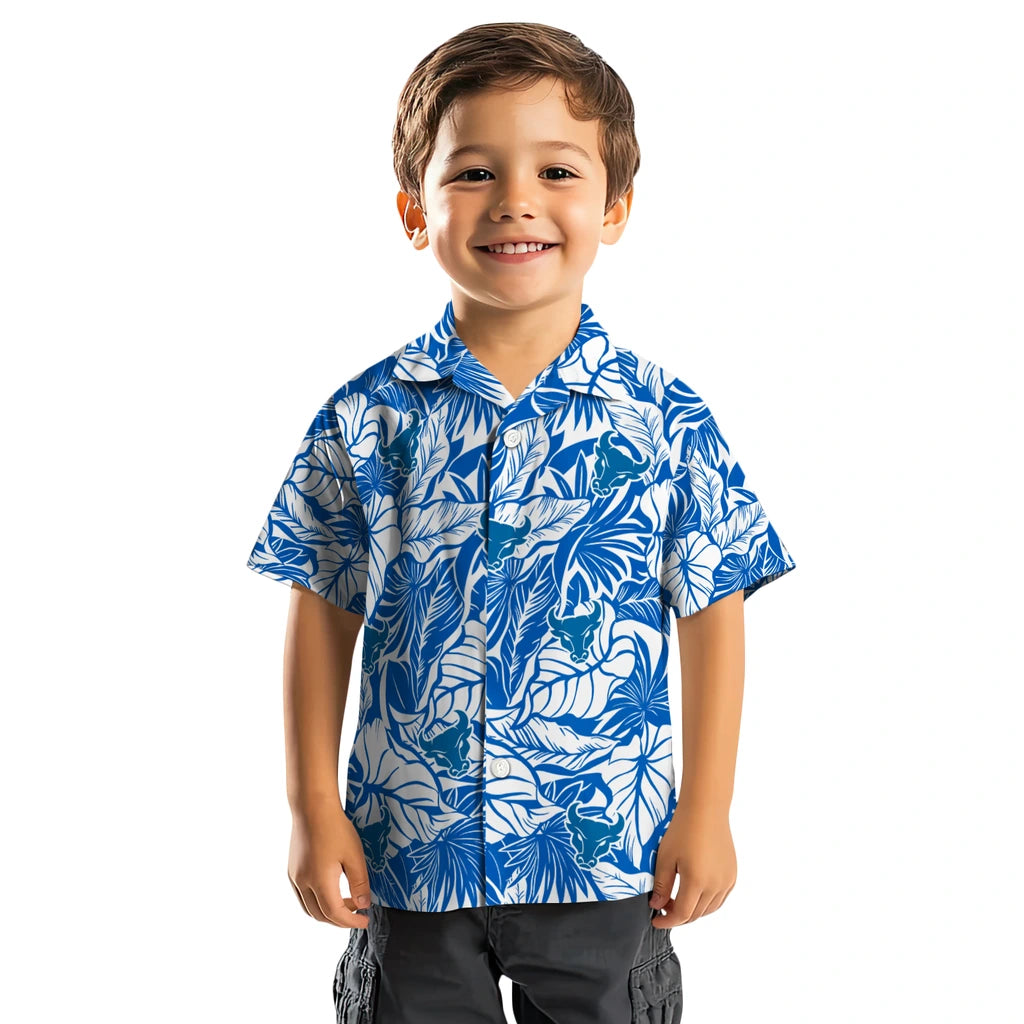 Buffalo Bulls Hawaiian Shirt - Monstera Layer | Moonbestprint