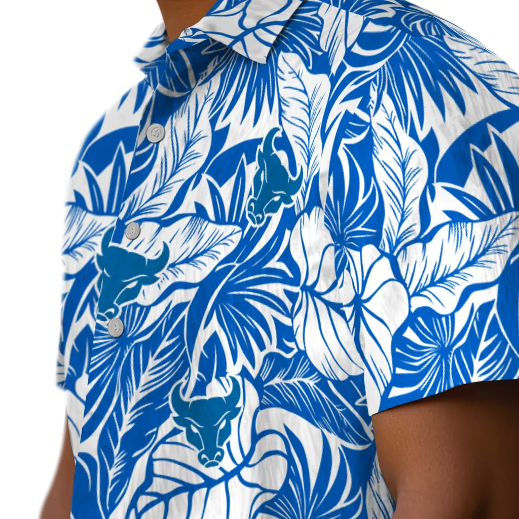Buffalo Bulls Hawaiian Shirt - Monstera Layer | Moonbestprint