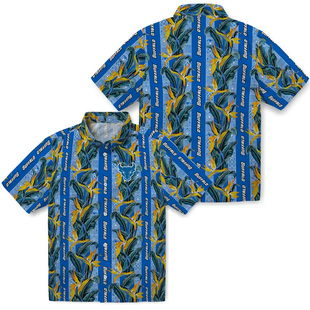 Buffalo Bulls Hawaiian Shirt - Paradise Vines | Moonbestprint