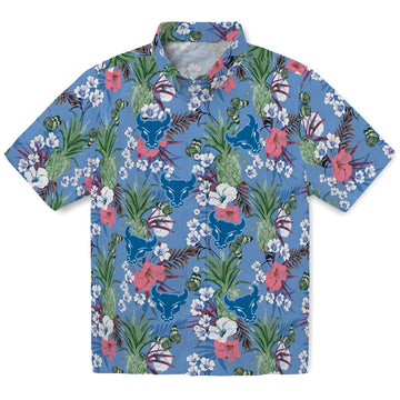 Buffalo Bulls Hawaiian Shirt - Pineapple Bouquet | Moonbestprint