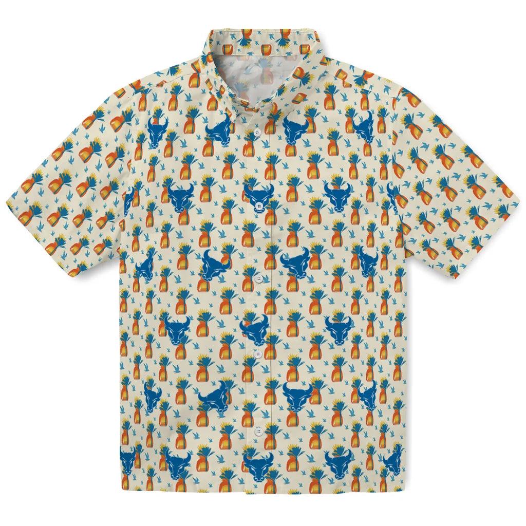 Buffalo Bulls Hawaiian Shirt - Pineapple Delight | Moonbestprint