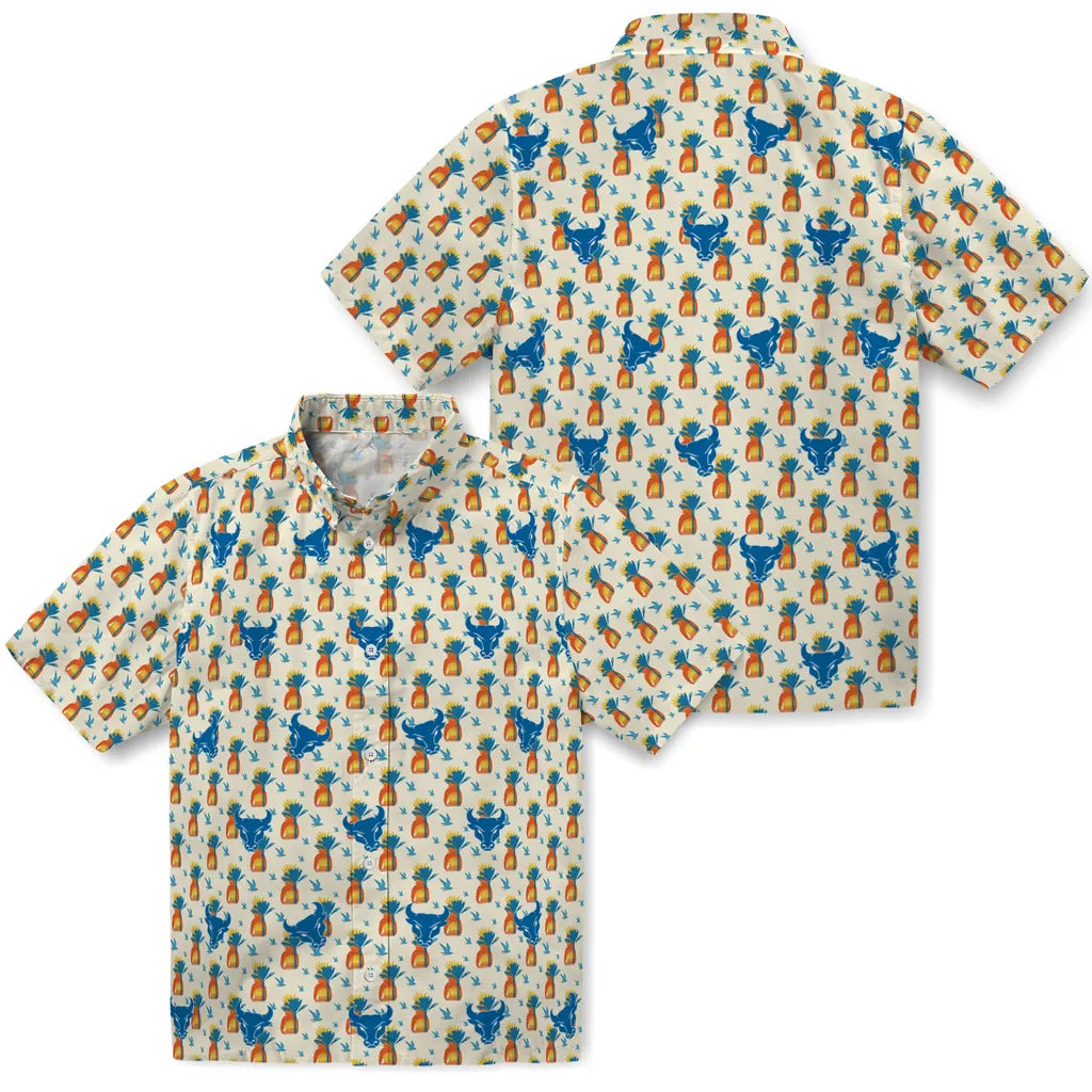 Buffalo Bulls Hawaiian Shirt - Pineapple Delight | Moonbestprint