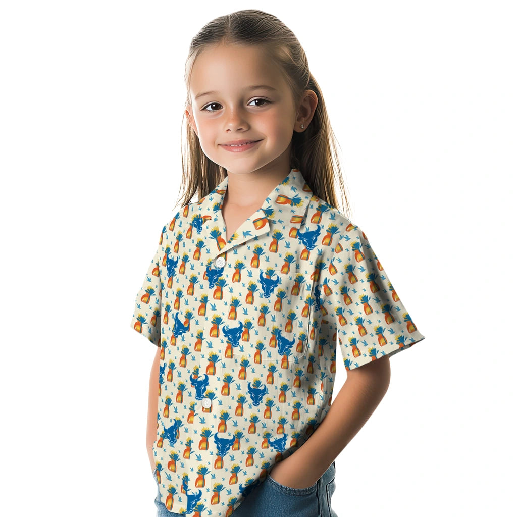 Buffalo Bulls Hawaiian Shirt - Pineapple Delight | Moonbestprint