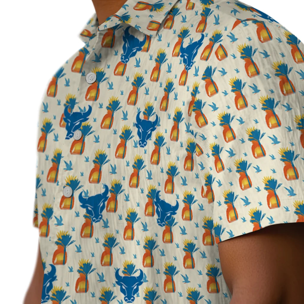 Buffalo Bulls Hawaiian Shirt - Pineapple Delight | Moonbestprint