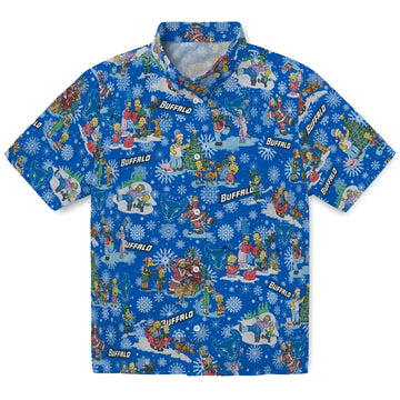 Buffalo Bulls Hawaiian Shirt - Simpsons Christmas | Moonbestprint