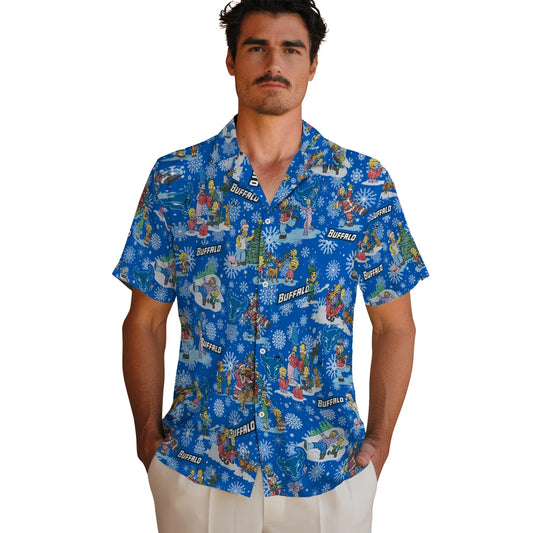 Buffalo Bulls Hawaiian Shirt - Simpsons Christmas | Moonbestprint