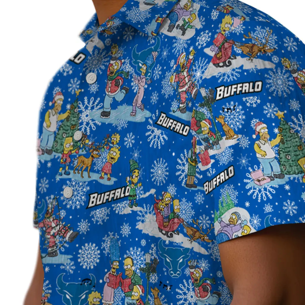 Buffalo Bulls Hawaiian Shirt - Simpsons Christmas | Moonbestprint