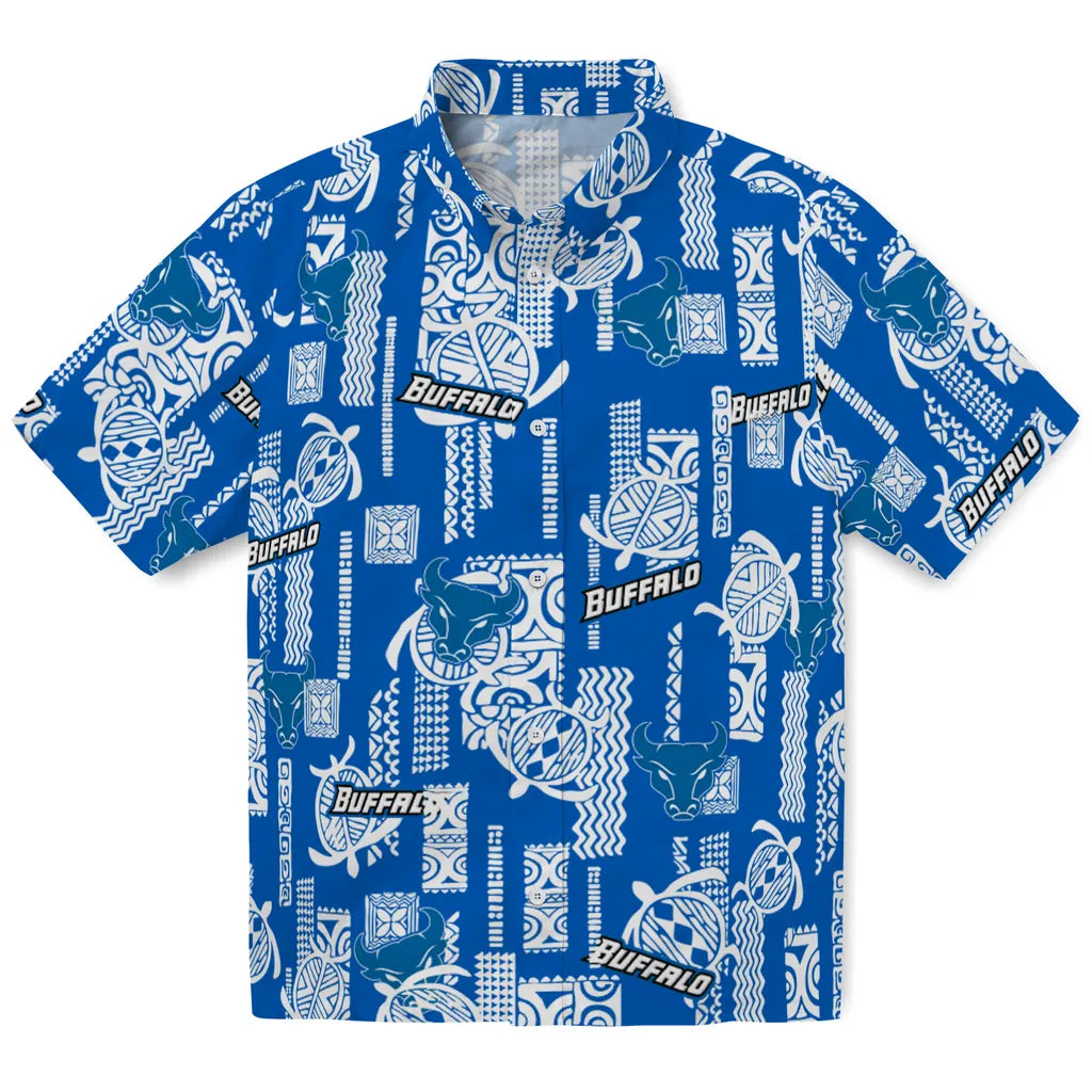 Buffalo Bulls Hawaiian Shirt - Turtle Lines | Moonbestprint