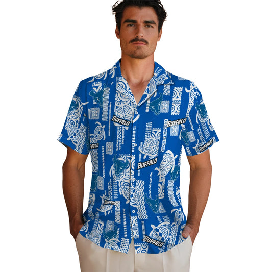 Buffalo Bulls Hawaiian Shirt - Turtle Lines | Moonbestprint
