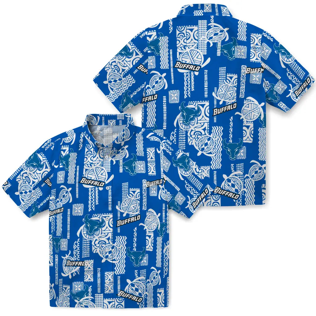 Buffalo Bulls Hawaiian Shirt - Turtle Lines | Moonbestprint
