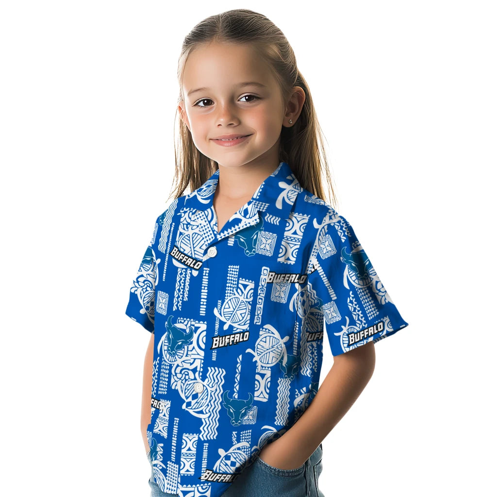 Buffalo Bulls Hawaiian Shirt - Turtle Lines | Moonbestprint