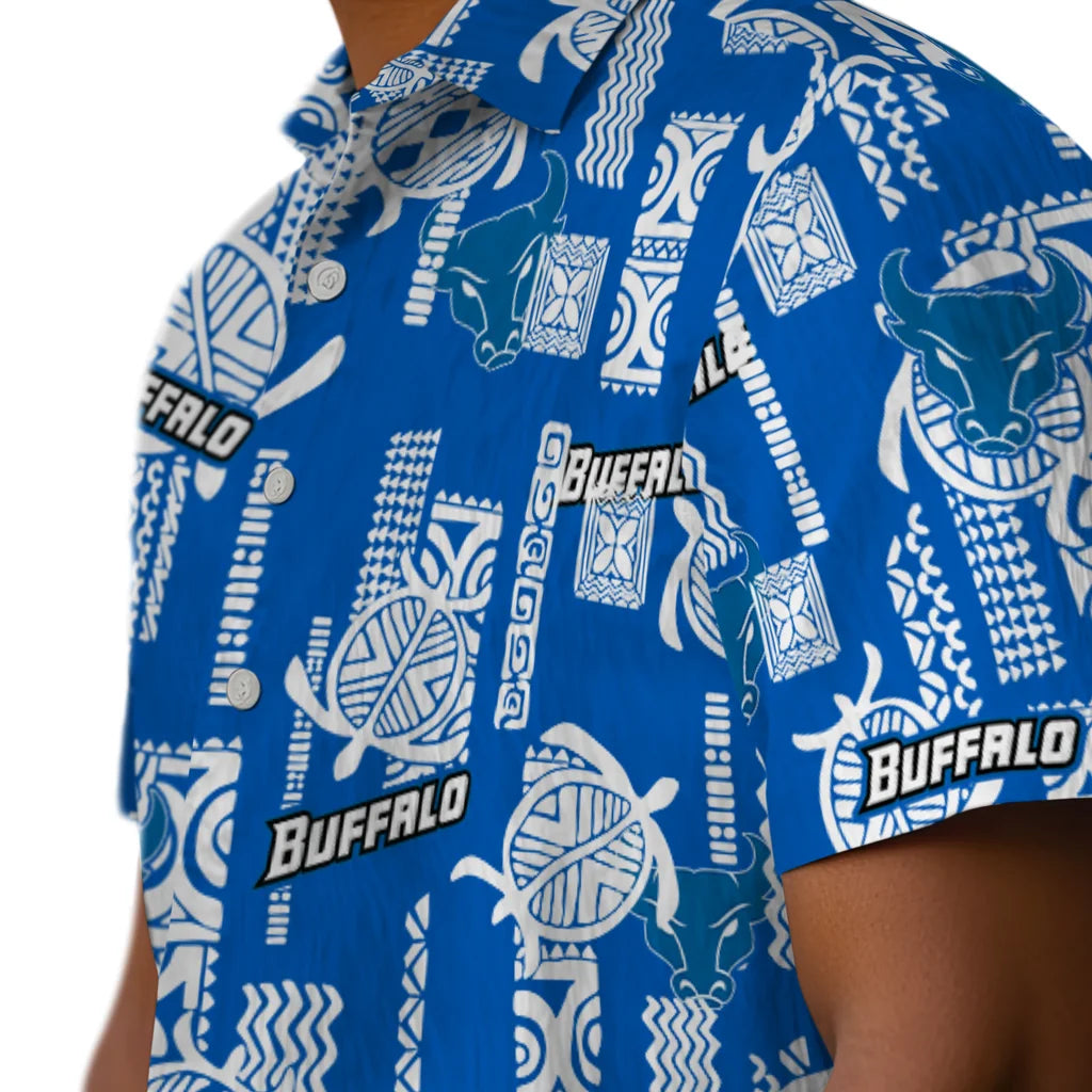 Buffalo Bulls Hawaiian Shirt - Turtle Lines | Moonbestprint