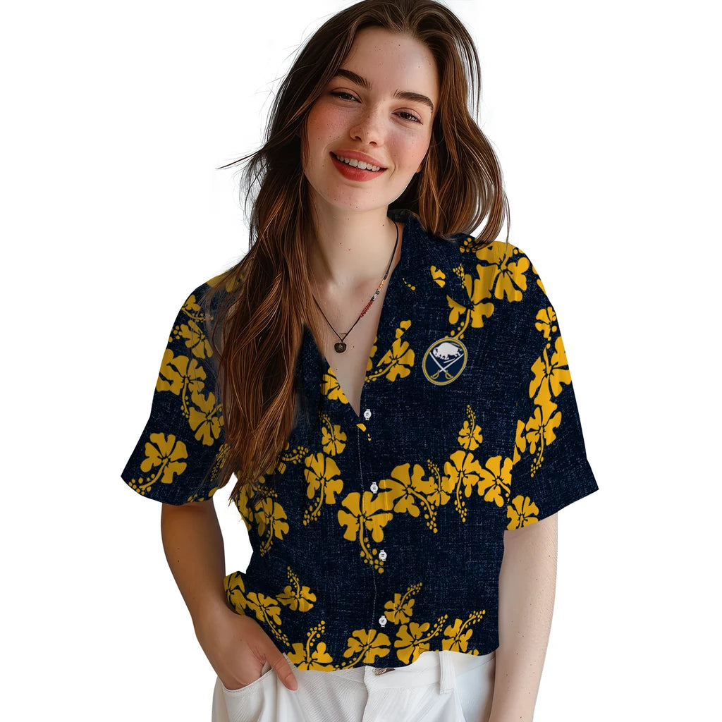 Buffalo Sabres Hawaiian Shirt - 50th State Flower – Moonbestprint