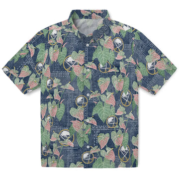 Buffalo Sabres Hawaiian Shirt - Anthurium Overlay – Moonbestprint