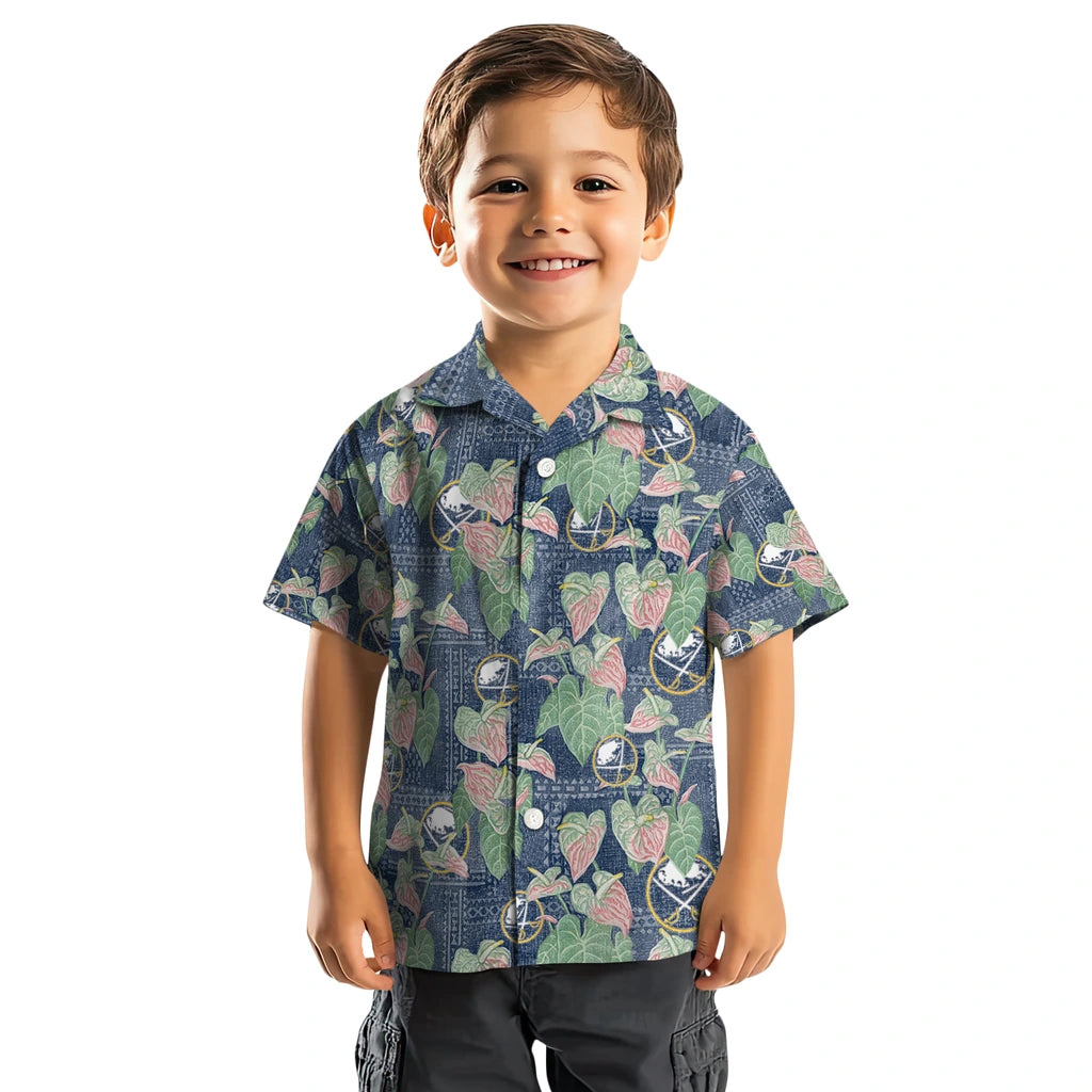 Buffalo Sabres Hawaiian Shirt - Anthurium Overlay – Moonbestprint