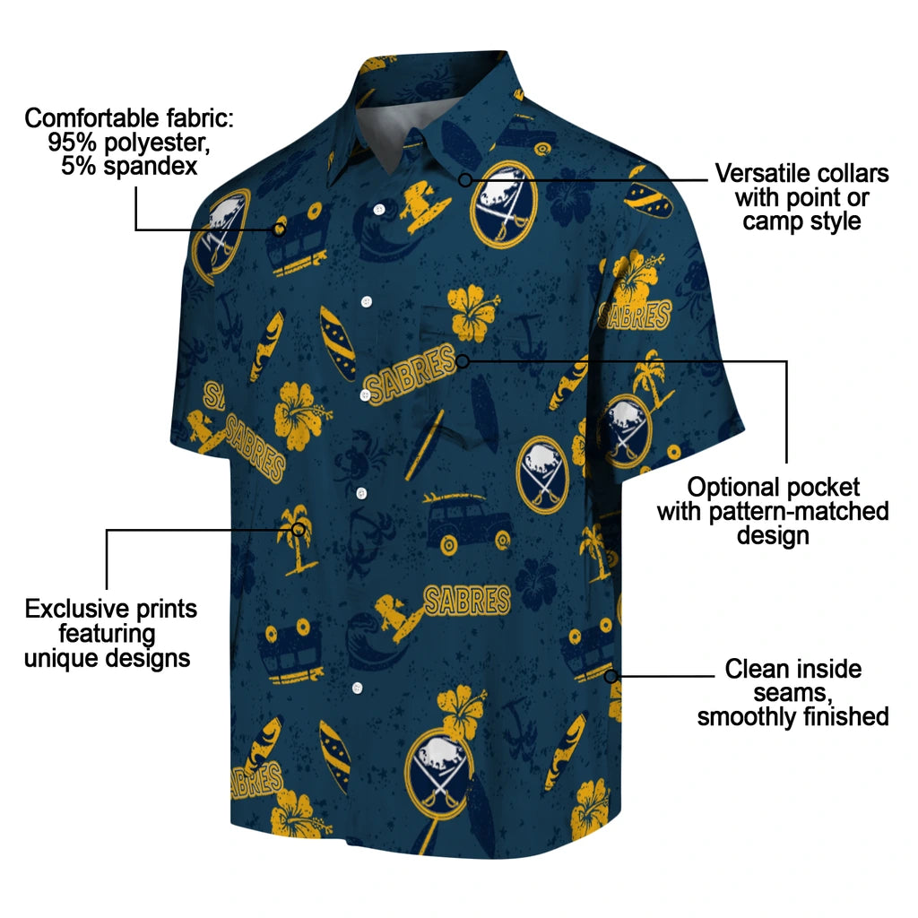 Buffalo Sabres Hawaiian Shirt - Beach Vibe – Moonbestprint