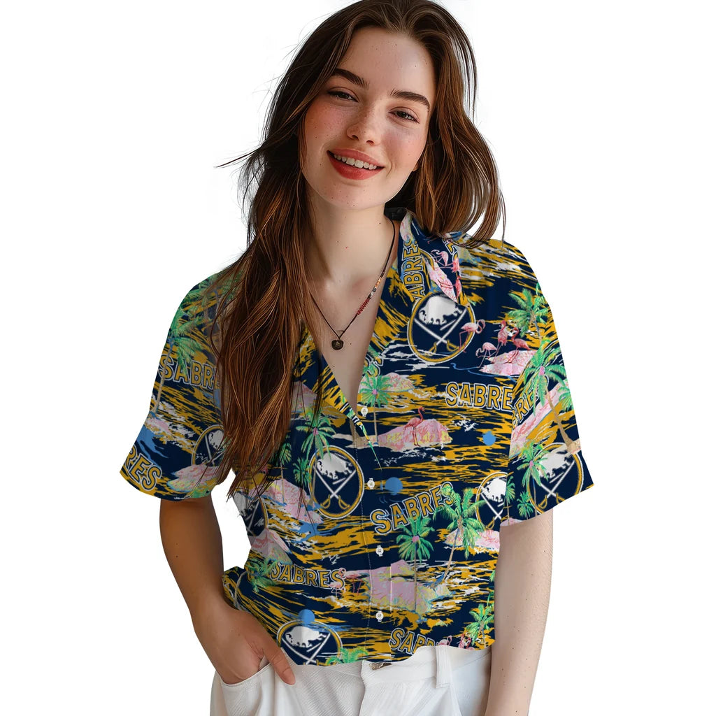 Buffalo Sabres Flamingo Retreat 2026 Hawaiian Shirt – Moonbestprint