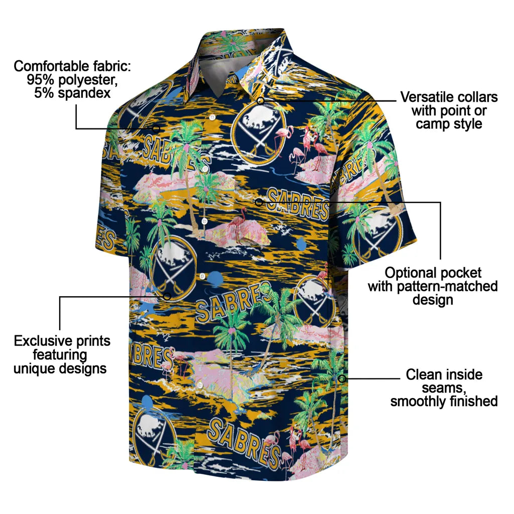 Buffalo Sabres Flamingo Retreat 2026 Hawaiian Shirt – Moonbestprint
