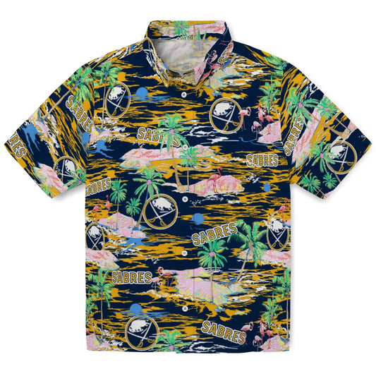 Buffalo Sabres Hawaiian Shirt - Hawaii Island - Moonbestprint