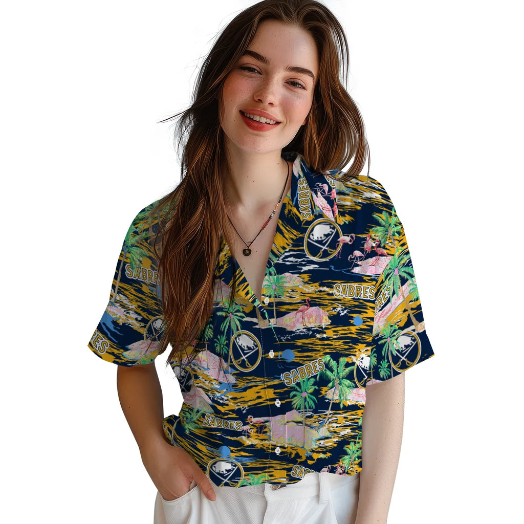 Buffalo Sabres Hawaiian Shirt - Hawaii Island – Moonbestprint