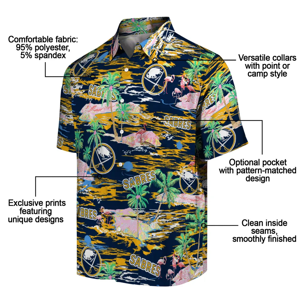 Buffalo Sabres Hawaiian Shirt - Hawaii Island – Moonbestprint