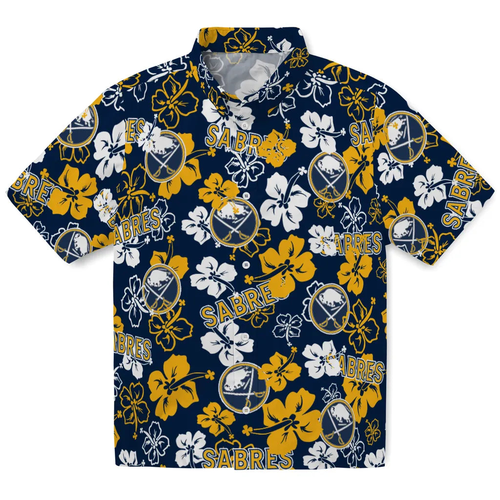 Buffalo Sabres Hibiscus Bloom Hawaiian Shirt – Moonbestprint