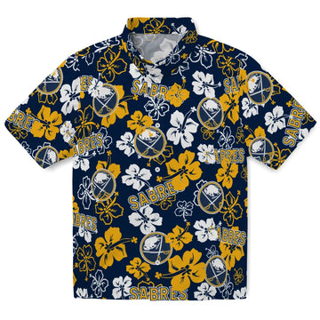 Buffalo Sabres Hibiscus Bloom Hawaiian Shirt – Moonbestprint