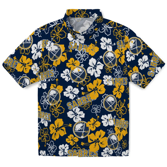 Buffalo Sabres Hibiscus Bloom Hawaiian Shirt – Moonbestprint