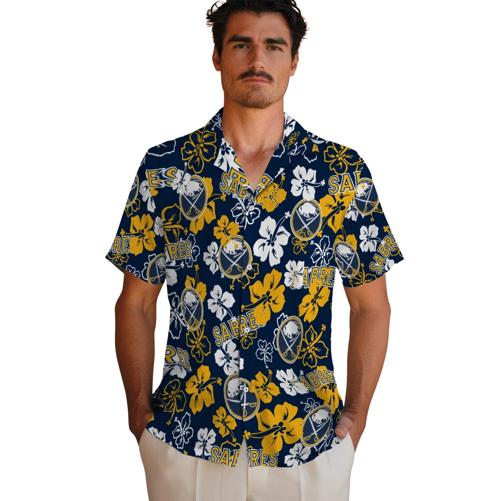 Buffalo Sabres Hibiscus Bloom Hawaiian Shirt – Moonbestprint