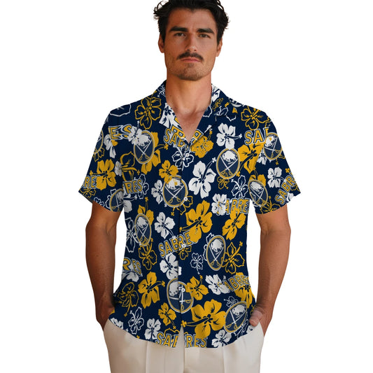 Buffalo Sabres Hibiscus Bloom Hawaiian Shirt – Moonbestprint