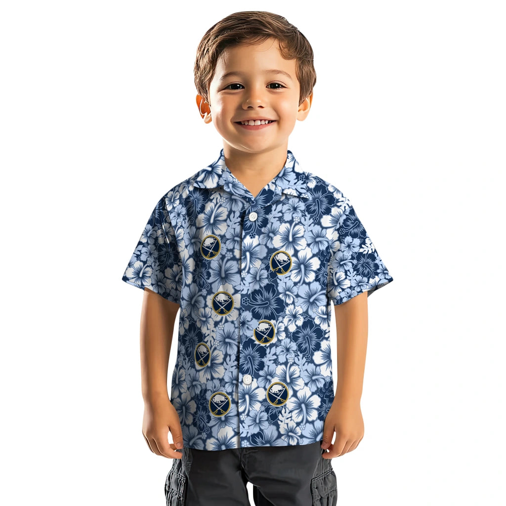 Buffalo Sabres Hawaiian Shirt - Hibiscus Blooms – Moonbestprint