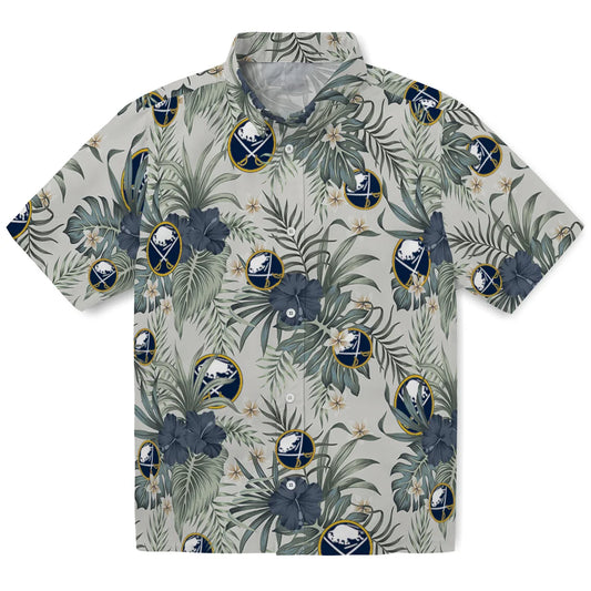 Buffalo Sabres Hawaiian Shirt - Hibiscus Designs | Moonbestprint