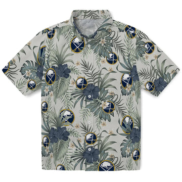 Buffalo Sabres Hawaiian Shirt - Hibiscus Designs – Moonbestprint