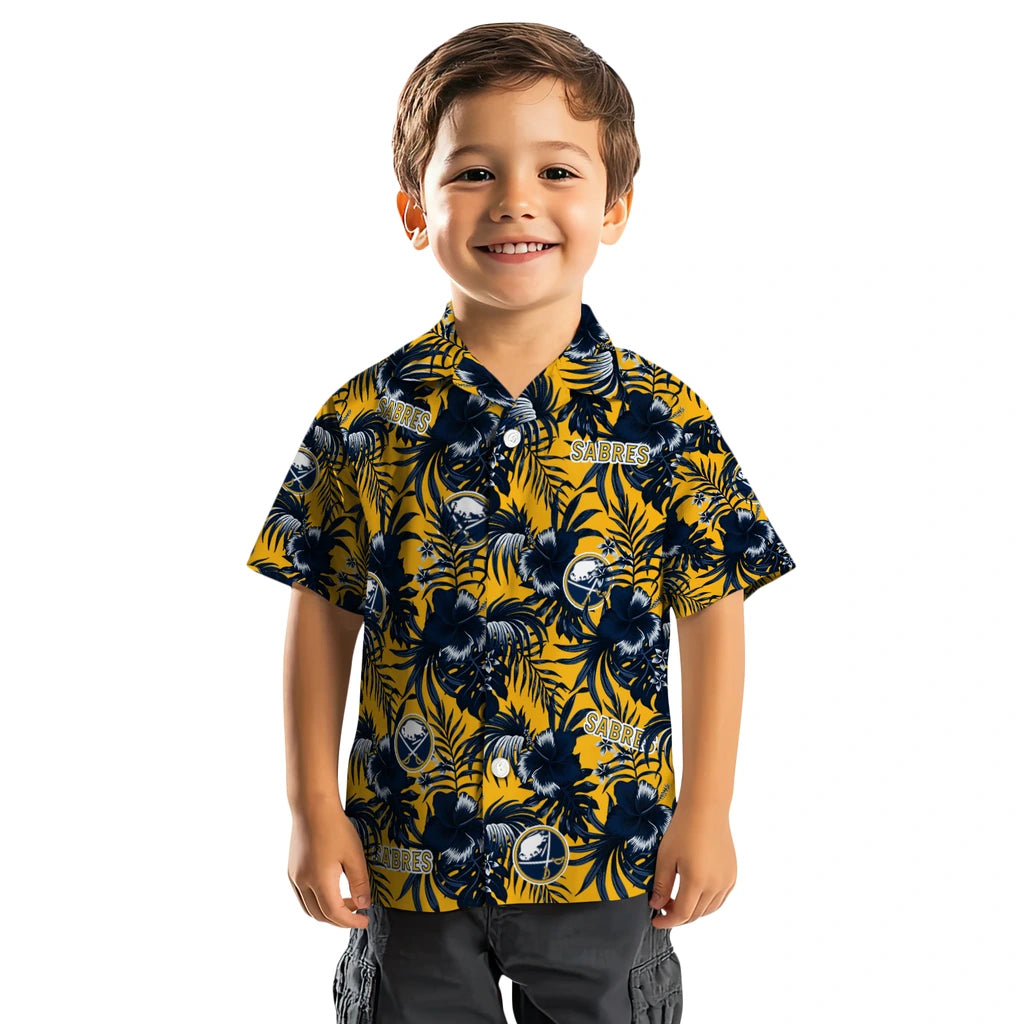 Buffalo Sabres Hawaiian Shirt - Hibiscus Exotic – Moonbestprint
